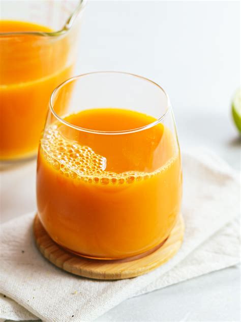 Carrot Ginger Turmeric Juice Easy Blender Recipe Foodaciously