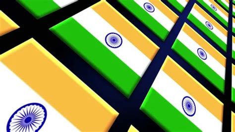 India Flag Animated Background 3d Animat... | Stock Video | Pond5