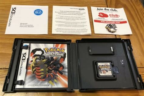 Pokemon Platinum Version Nintendo DS Complete With The Case And