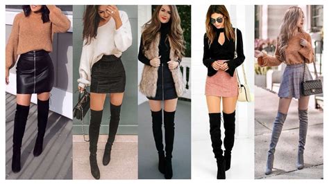 Faldas De Moda Con Botas 202021 Outfits Para Chicas Youtube