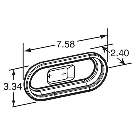 Truck Lite 60 Series Closed Back Grommet - 60704