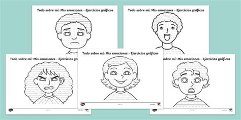 Actividad Sobre las Emociones Todo Sobre Mí Para Niños