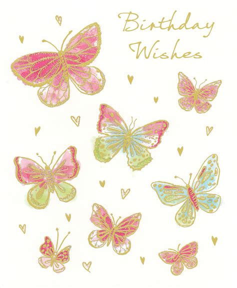 Female Birthday Wishes Butterflies