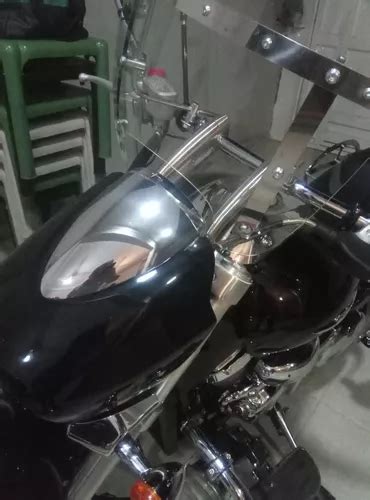 Para Brisa Bolha Moto Custom Intruder Suzuki Cristal Venda Em