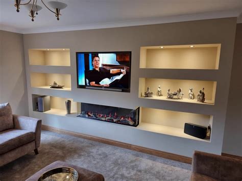 Media Wall Installations | AH Fireplace Installations