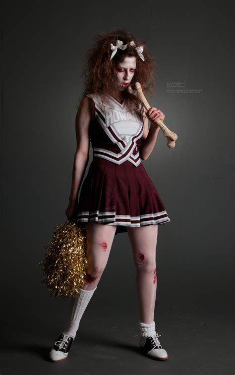 Zombie Cheerleader - 2 by mjranum-stock on DeviantArt