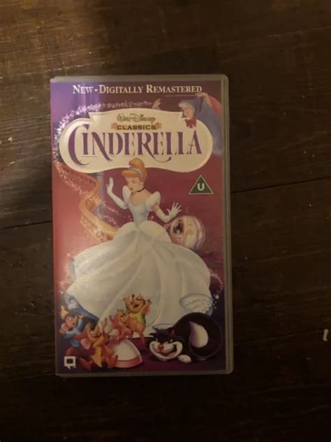 Walt Disney Cinderella Vhs Digitally Remastered Edition