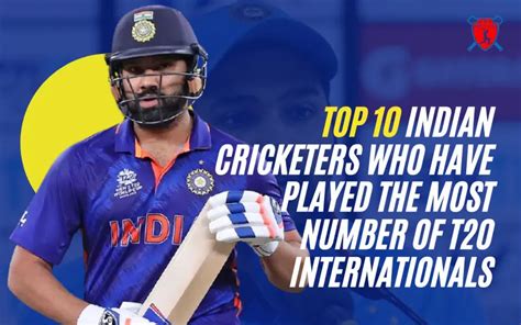 Top Indian Cricketers Who Have Played The Most Number Of T