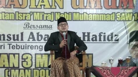 Pengajian Syamsul Abadi Al Hafidz Memperingati Isro Mi Roj Man