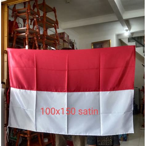 Jual Bendera Merah Putih Ukuran X Bahan Satin Shopee Indonesia