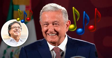 Amlo Celebra El Triunfo De Gustavo Petro Con La Pollera Color