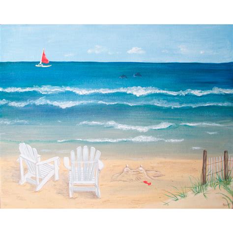 Acrylic Beach Paintings