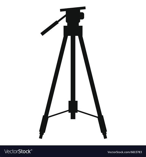 Tripod Simple Icon Royalty Free Vector Image Vectorstock