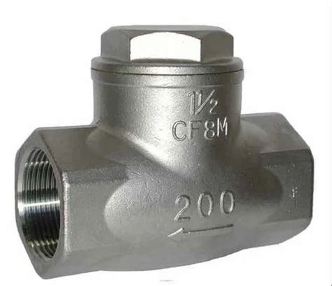 Stainless Steel 1 Inch SS Non Return Valve Model Name Number Nrv At