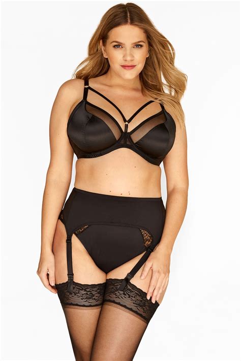 Black Suspender Belt Plus Sizes 16 To 36 Yours Clothing