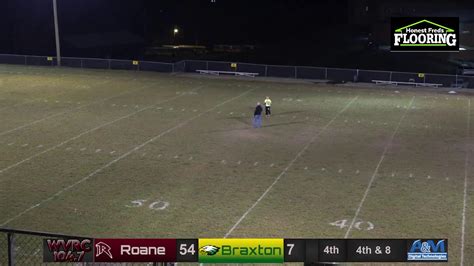 Roane County Raider Football Vs Braxton County High School YouTube