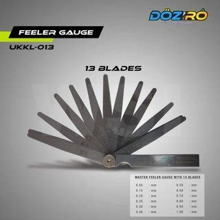 Jual Fuller Doziro DOZIRO FEELER GAUGE 13 BLADES 0 05 1 MM