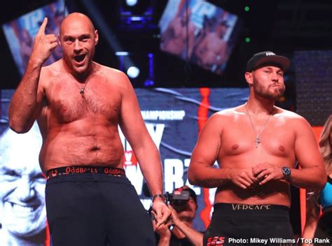 Tyson Fury Vs. Tom Schwarz - Official Weigh-in Results - Boxing News 24