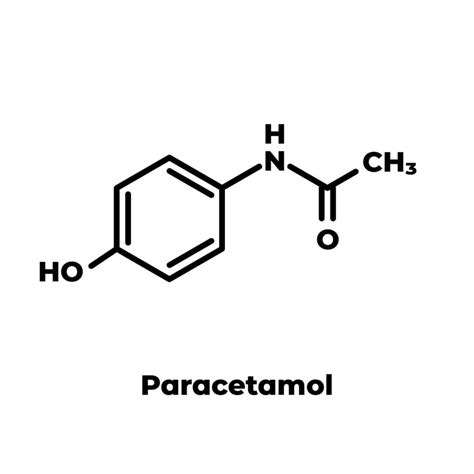 Structure Of Paracetamol