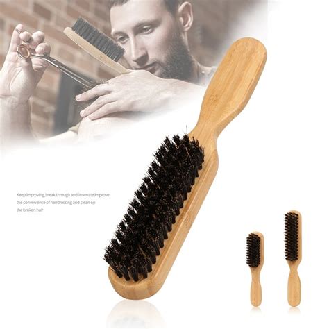 Brosse Barbe En Poils De Sanglier Avec Manche En Bois Pour Hommes