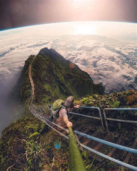 stairway to heaven hike ,haiku stairs ,hawaii | Stairway to heaven ...