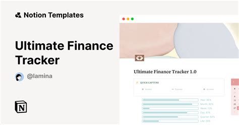 Ultimate Finance Tracker Template Notion Marketplace