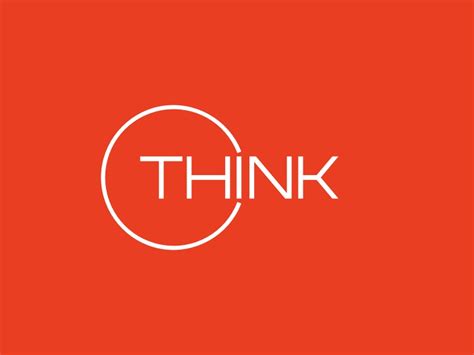 THINK logo design - LogoAI.com