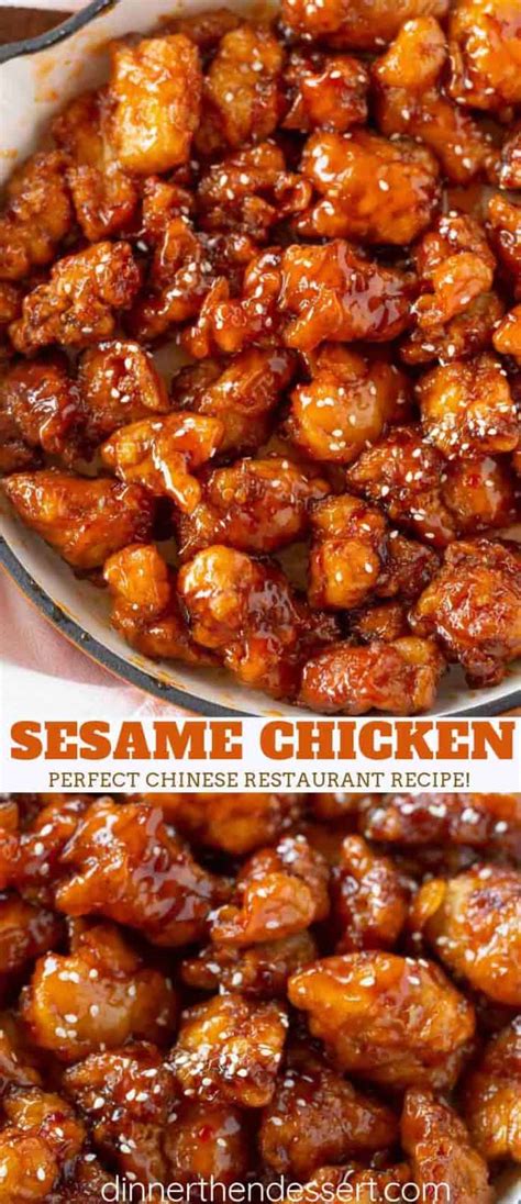 Easy Sesame Chicken Recipe [video] Dinner Then Dessert