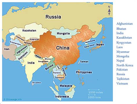 Country borders at China neighborhood. | Download Scientific Diagram