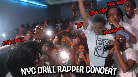 Crashing Nyc Drill Rapper Concert Drillnationft Kyle Richh Jenn