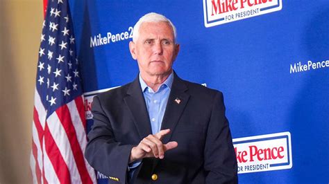 美國前副總統彭斯mike Pence宣佈退出2024總統大選