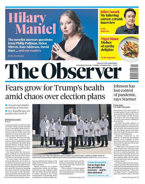 The Observer Newspaper Get Your Digital Subscription