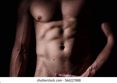 Poto Naked Athlete Strong Body Stock Photo 366227888 Shutterstock