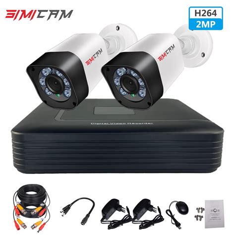 Kit De Système De Vidéosurveillance Domestique Dvr 1080n 4ch Avec