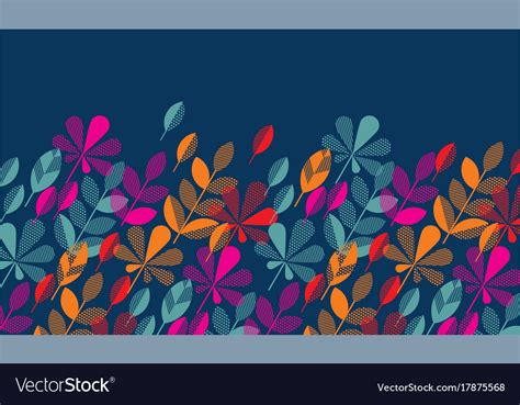 Autumn Leaf Fall Geometry Modern Motif Royalty Free Vector