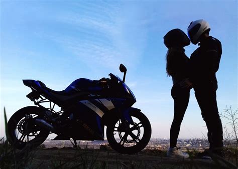 Motorcycle Couple Pictures Biker Couple Bike Pictures Cute Couple