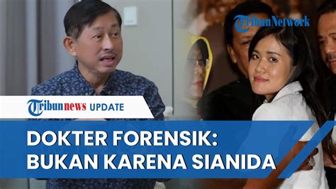 Kasus Kopi Sianida Kembali Mencuat Dr Djaja Sebut Mirna Salihin