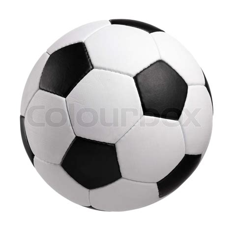 Classic Soccer Ball Stock Image Colourbox