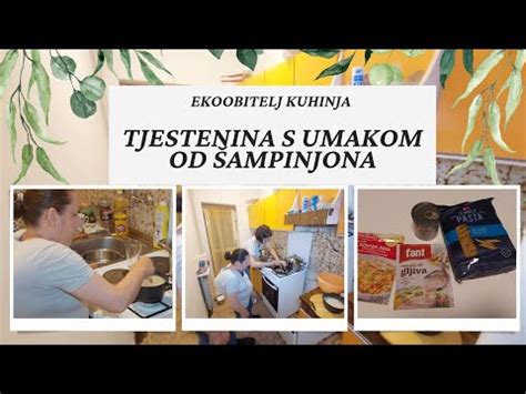 Tjestenina s umakom od šampinjona YouTube