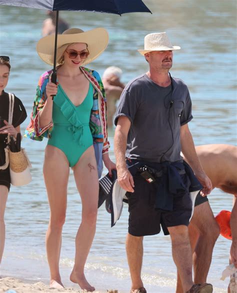 SOPHIE TURNER In Swimsuit On The Set Of Joan At A Beach In Spain 09 15