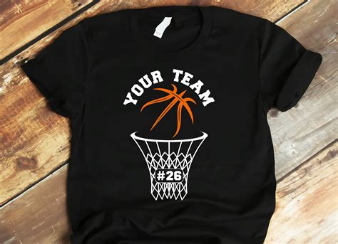 Basketball Svg Basketball Shirt Svg Team Template Svg - Etsy