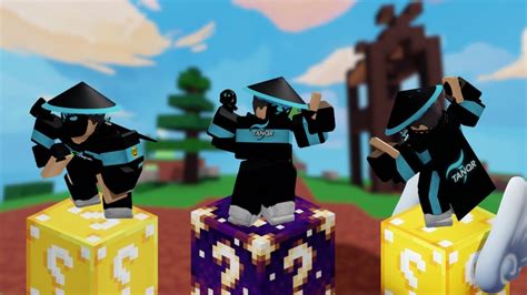 I Became A Tanqr Sweat In Roblox Bedwars Youtube