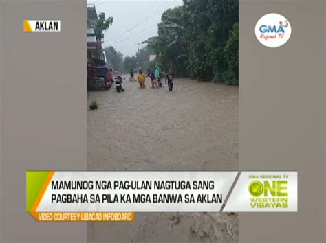 One Western Visayas Mamunog Nga Pag Ulan Nagtuga Sang Baha Sa Pila Ka