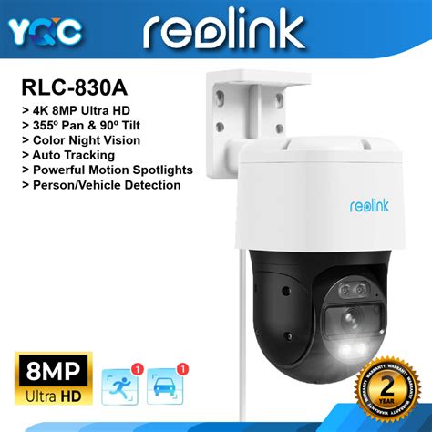 REOLINK RLC 830A 4K PTZ PoE IP Security Camera 355 Pan 90 Tilt