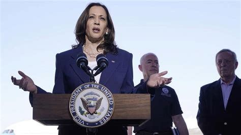 Vice President Kamala Harris Makes Her 1st Trip To Us Mexico Border