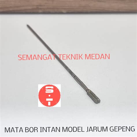 Jual 2mm MATA BOR INTAN DIAMOND KERAMIK KACA BATU AKIK MODEL JARUM 2 Mm