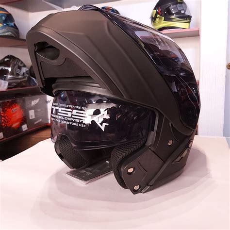 Casco Kov Estelar Negro Con Certificado Dot Luz Led Pulsar Envío gratis