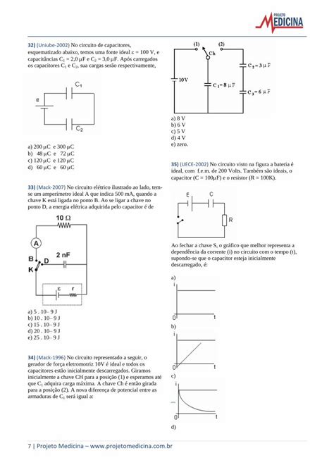 PDF Fisica Exercicios Eletrostatica Capacitores Gabarito DOKUMEN TIPS