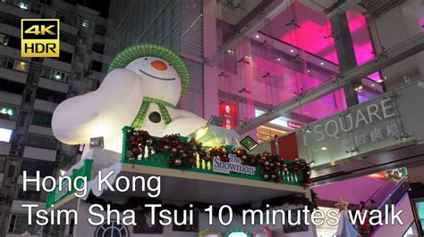 Tsim Sha Tsui Hong Kong Minutes City Walk K Hdr Youtube