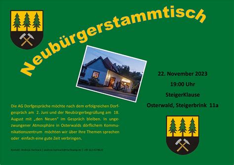 Veranstaltungen F R November Nieders Chsische Landnews